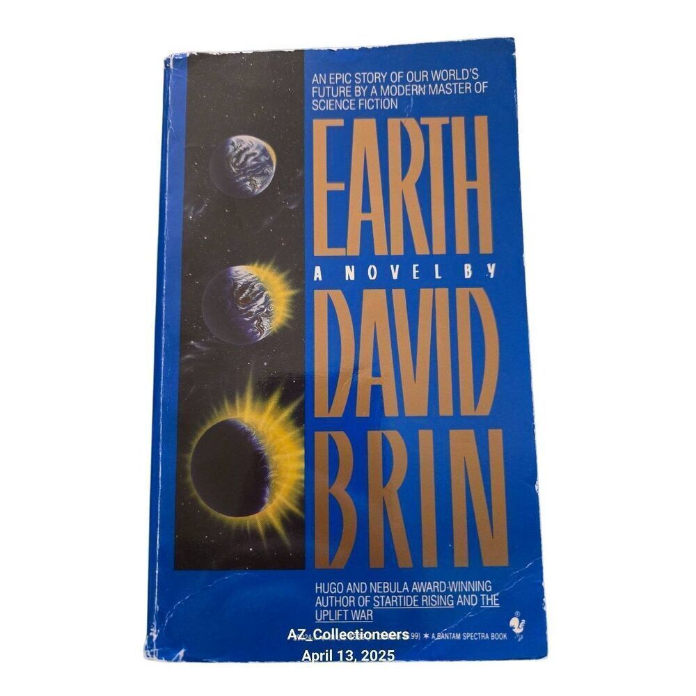 Earth a novel by David Brin - bantam books - isbn 055329024x599